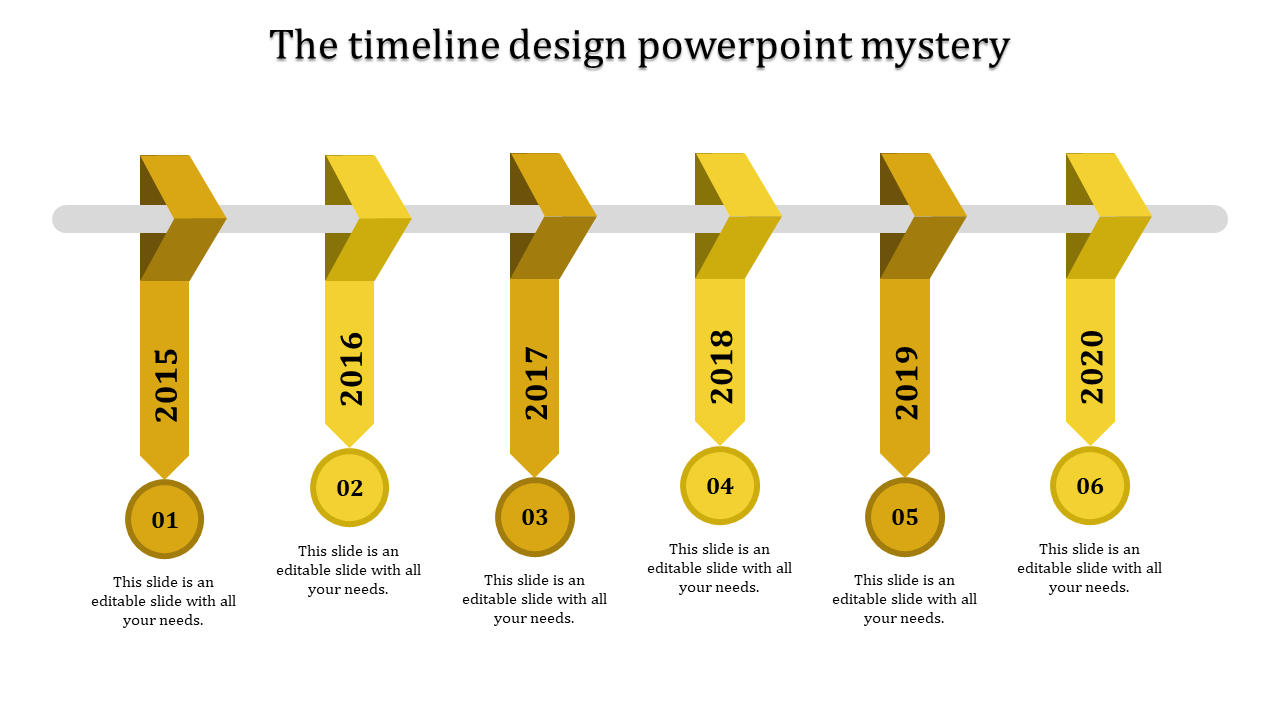 timeline design powerpoint-The timeline design powerpoint mystery-Yellow